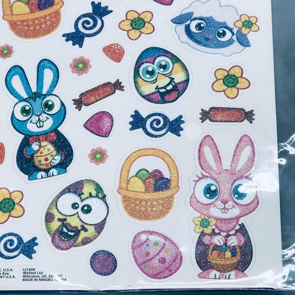 Easter stickers Scentos scented stickers set of 2 glitter season 1 #31 READ new - Picture 2 of 9